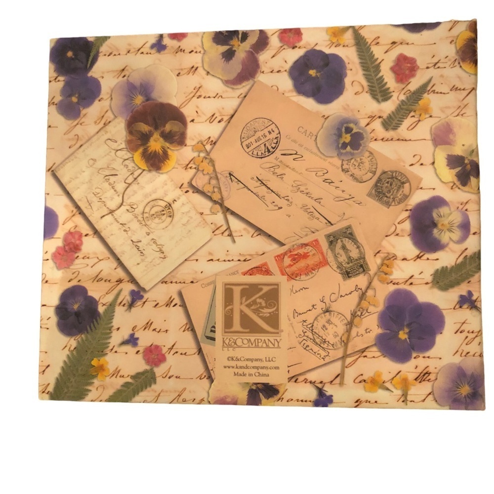 K&Company 6x6 Postbound Scrapbook with 20 Top Loading Pages - NWOT - Picture 5 of 8
